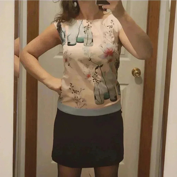 Ted Baker shift dress with vases - Picture 9 of 13